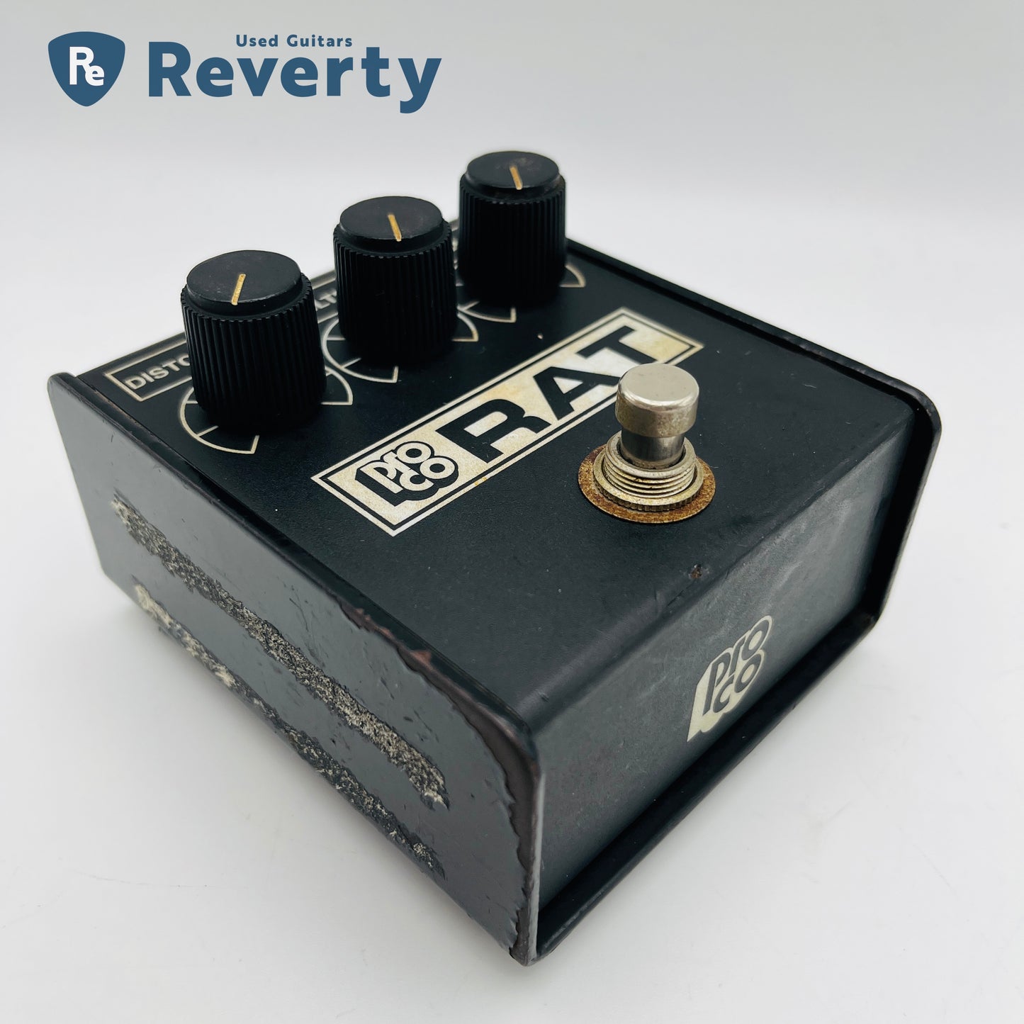 Proco The Rat White Face 1991 Made in USA Vintage Distortion Pedal OP: LM308N