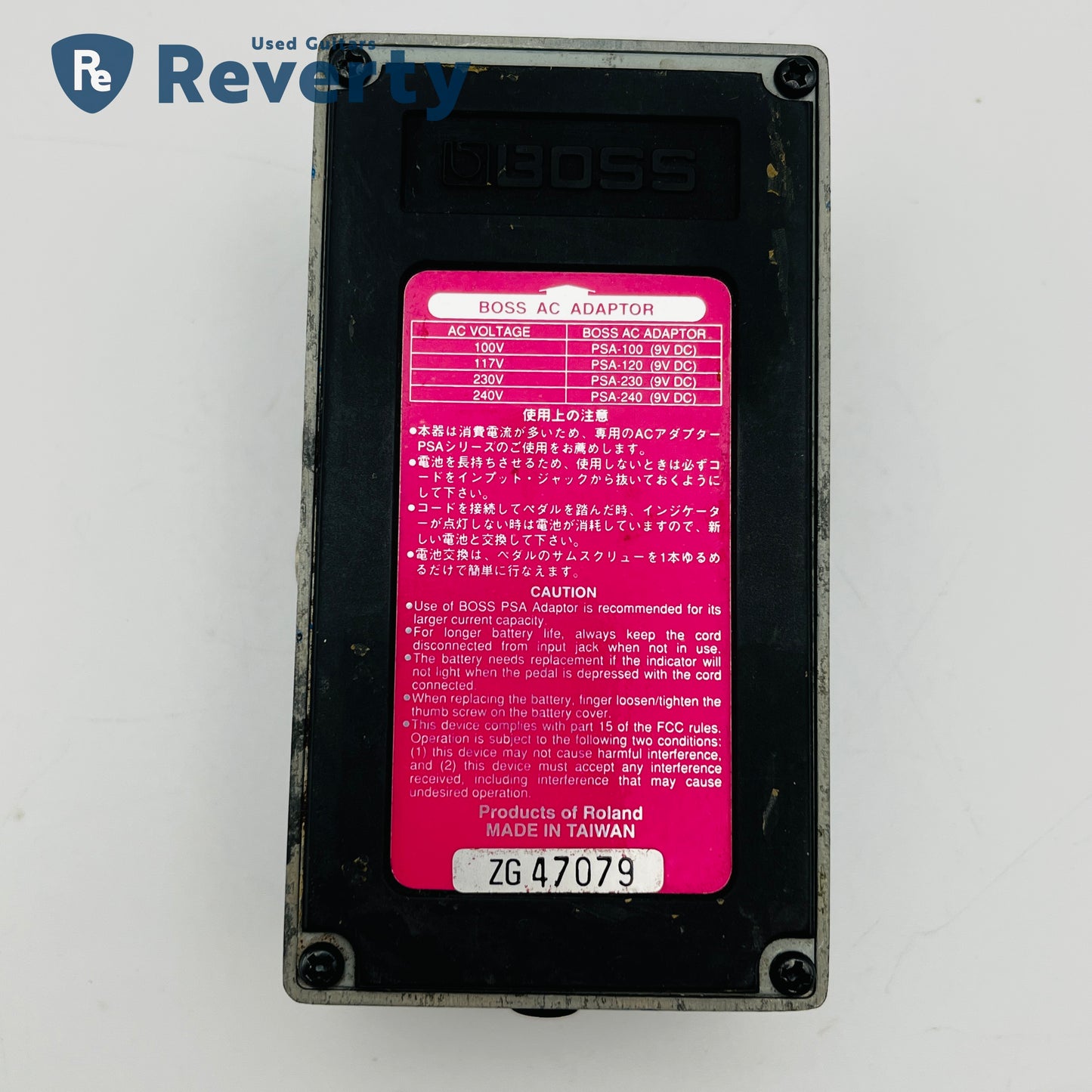 Boss PS-3 Digital Pitch Shifter / Delay Made in Taiwan Pink Label Used