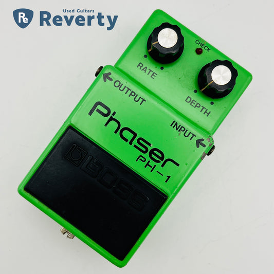 Boss PH-1 Phaser Silver Screw Made in Japan Vintage Guitar Effect Pedal As-Is