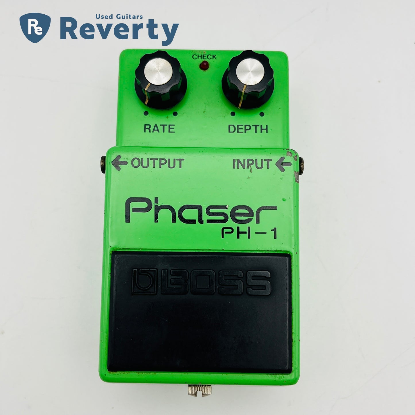 Boss PH-1 Phaser Silver Screw Made in Japan Vintage Guitar Effect Pedal As-Is