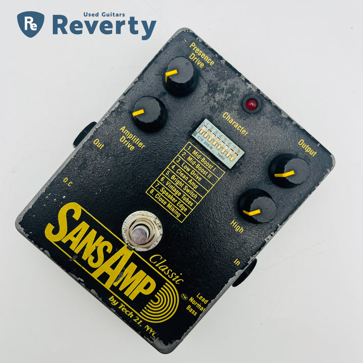 Tech21 SansAmp Classic Early Model Guitar Effect Pedal Made in USA Used