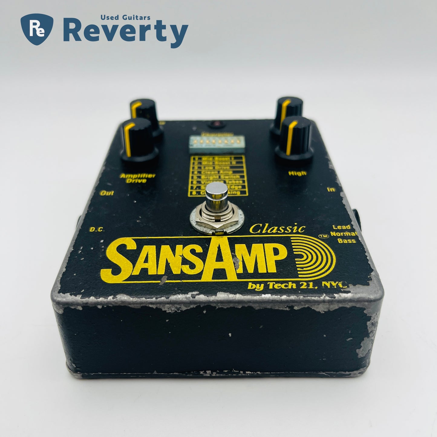 Tech21 SansAmp Classic Early Model Guitar Effect Pedal Made in USA Used