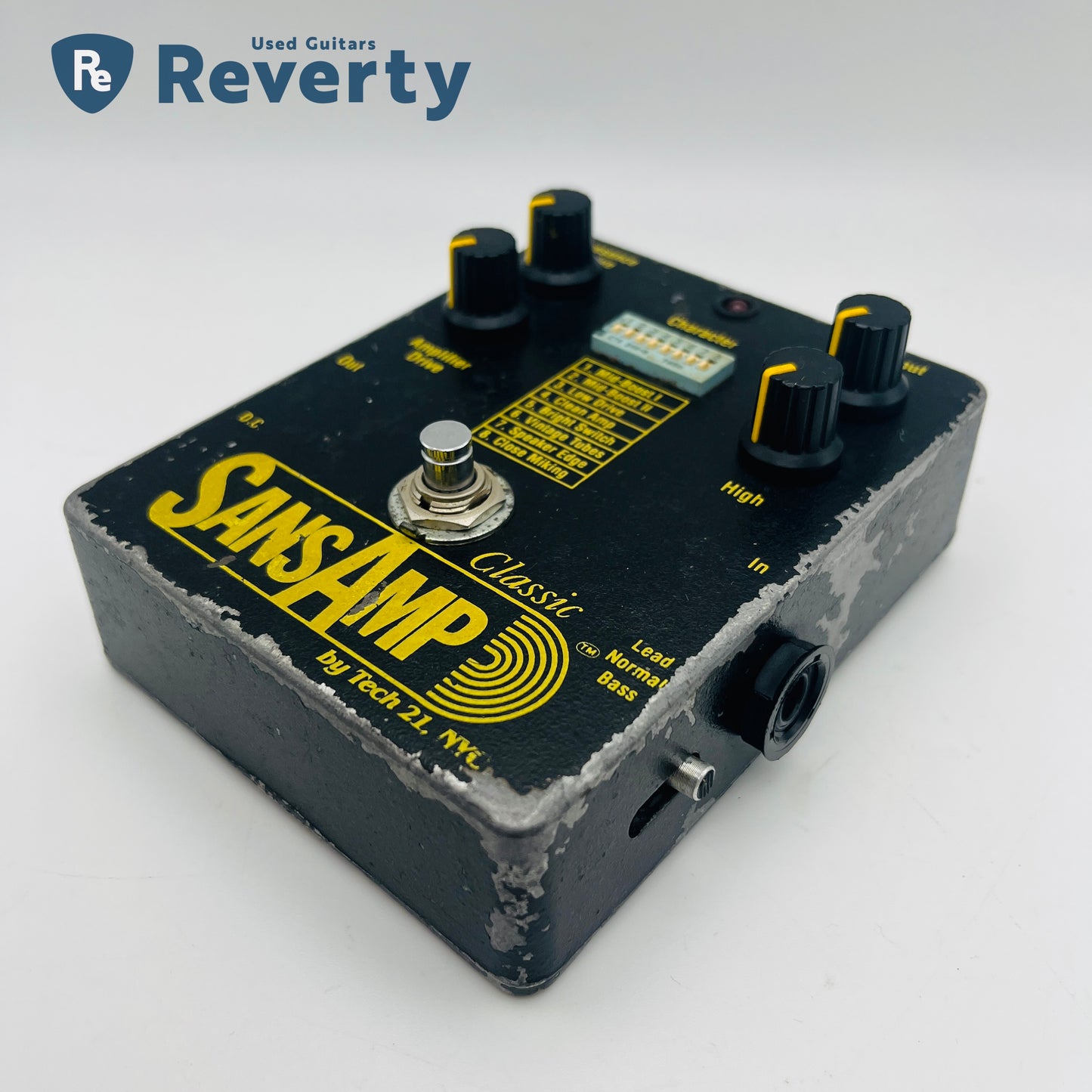 Tech21 SansAmp Classic Early Model Guitar Effect Pedal Made in USA Used