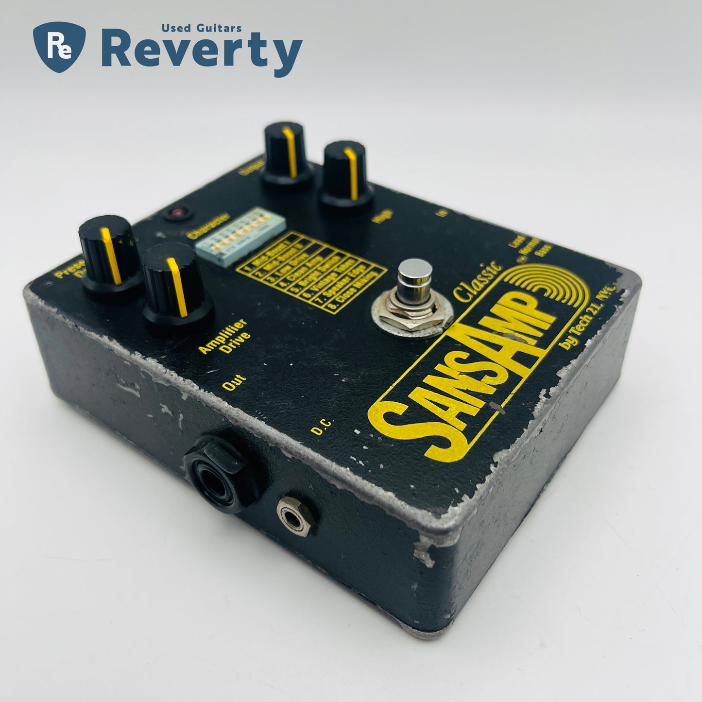 Tech21 SansAmp Classic Early Model Guitar Effect Pedal Made in USA Used