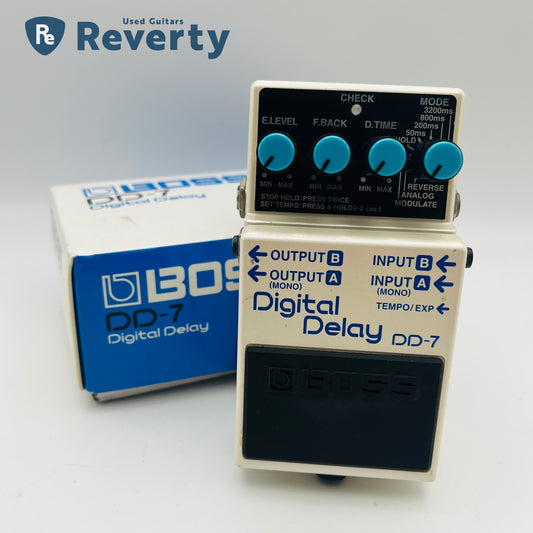 Boss DD-7 Digital Delay Made in Taiwan Guitar Effect Pedal w/Box