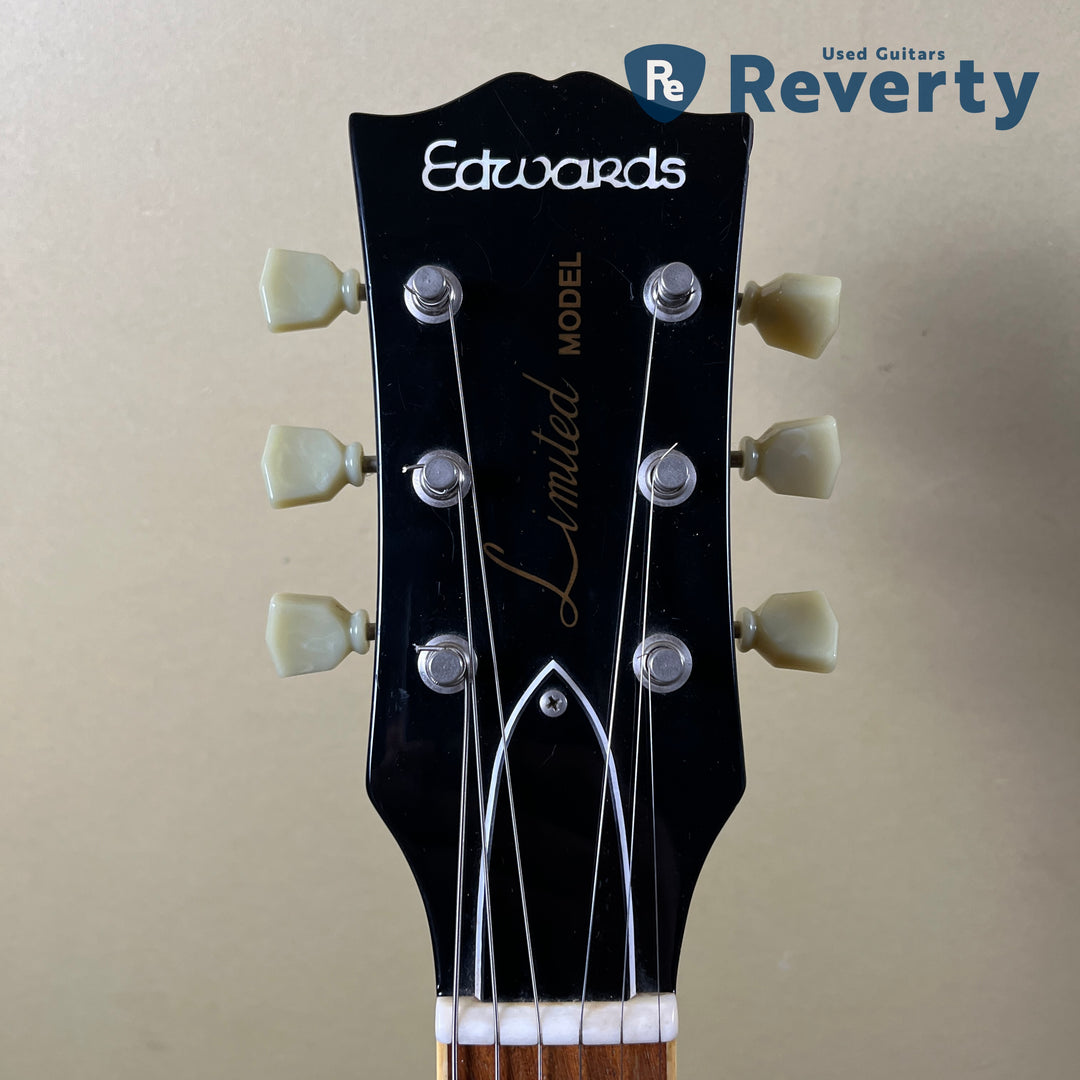 2009 Edwards E-LP-92SD/QM Les Paul Type Black Turquoise Green Duncan Japan MIJ