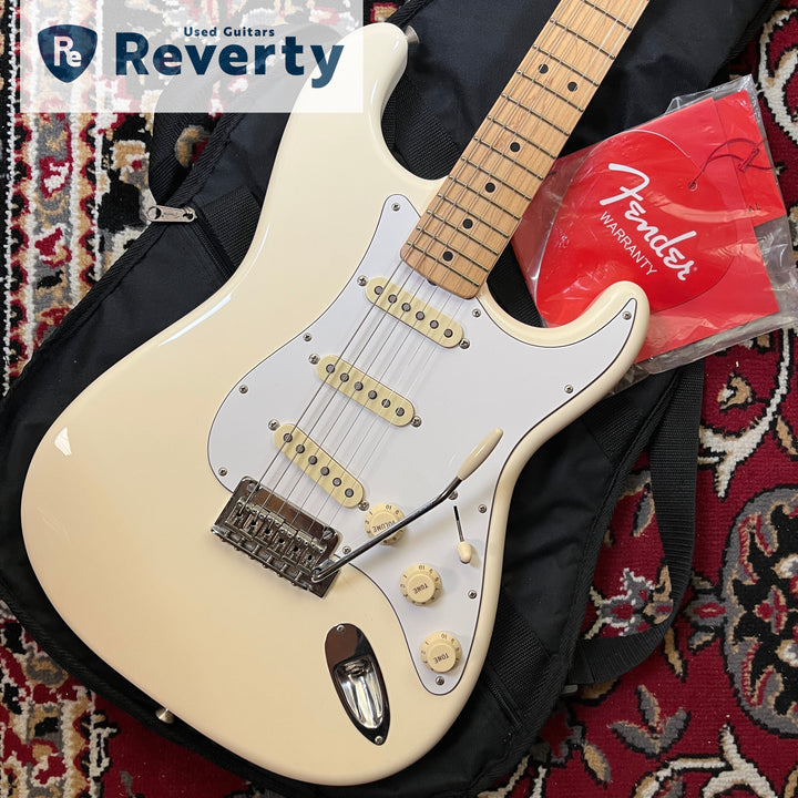 2018 Fender MIJ Hybrid 68 Stratocaster Arctic White Maple, USA Vintage Pickups
