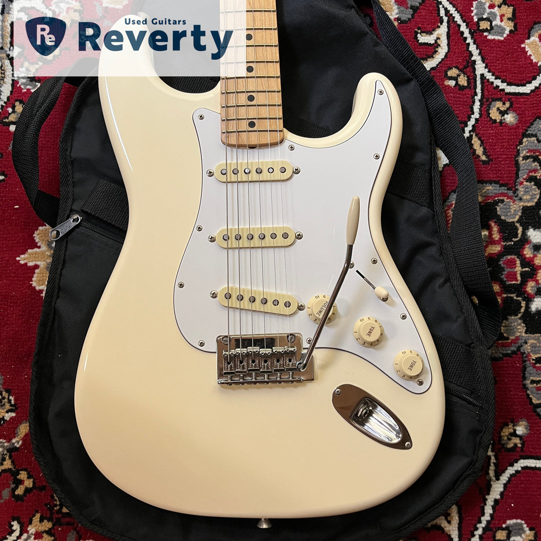 2018 Fender MIJ Hybrid 68 Stratocaster Arctic White Maple, USA Vintage Pickups