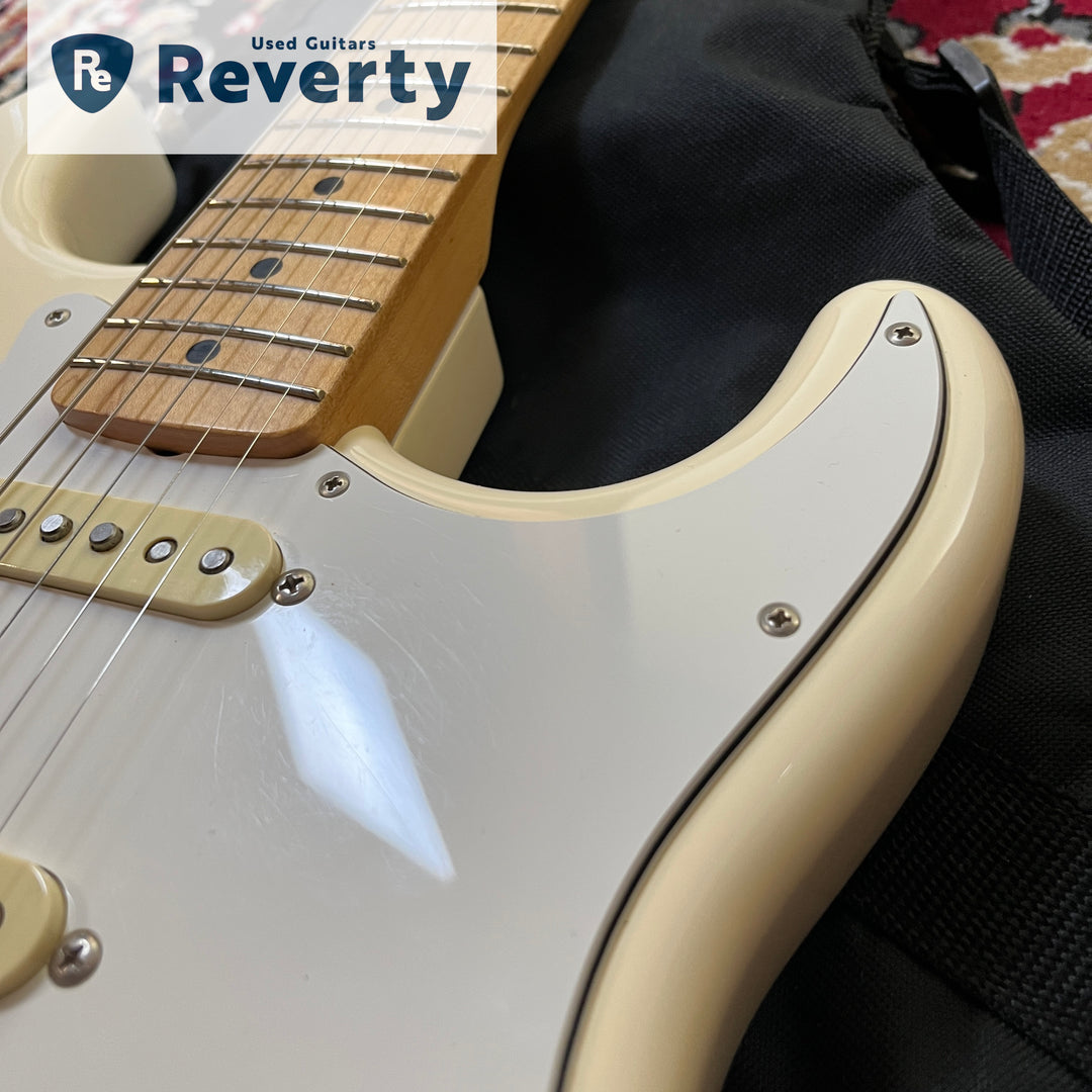 2018 Fender MIJ Hybrid 68 Stratocaster Arctic White Maple, USA Vintage Pickups