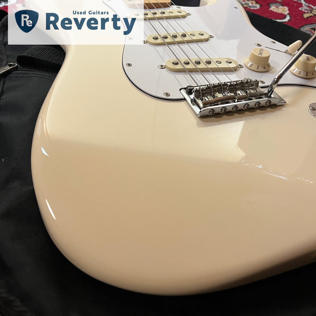 2018 Fender MIJ Hybrid 68 Stratocaster Arctic White Maple, USA Vintage Pickups