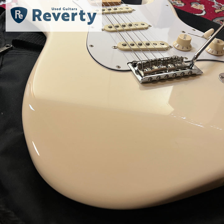 2018 Fender MIJ Hybrid 68 Stratocaster Arctic White Maple, USA Vintage Pickups