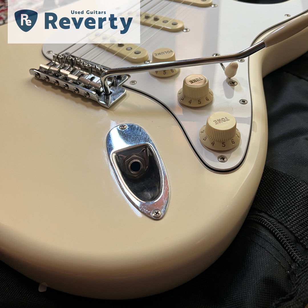 2018 Fender MIJ Hybrid 68 Stratocaster Arctic White Maple, USA Vintage Pickups