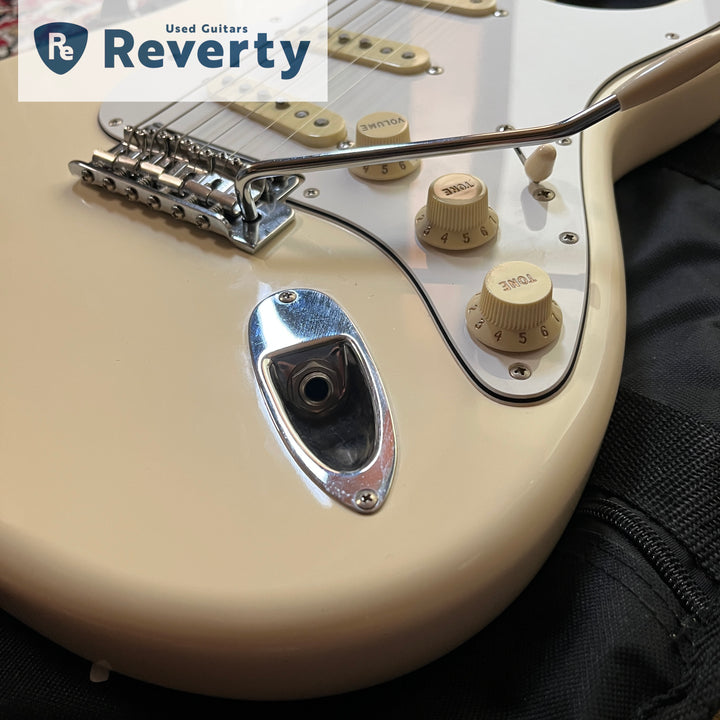 2018 Fender MIJ Hybrid 68 Stratocaster Arctic White Maple, USA Vintage Pickups