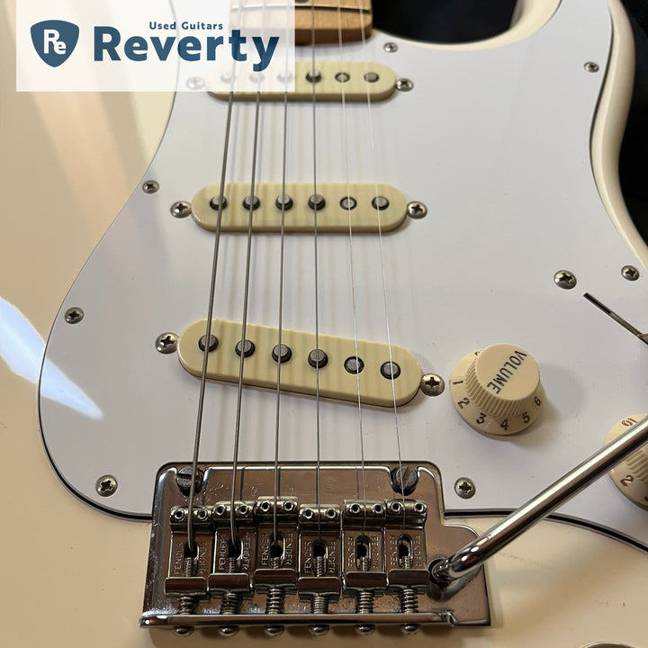 2018 Fender MIJ Hybrid 68 Stratocaster Arctic White Maple, USA Vintage Pickups