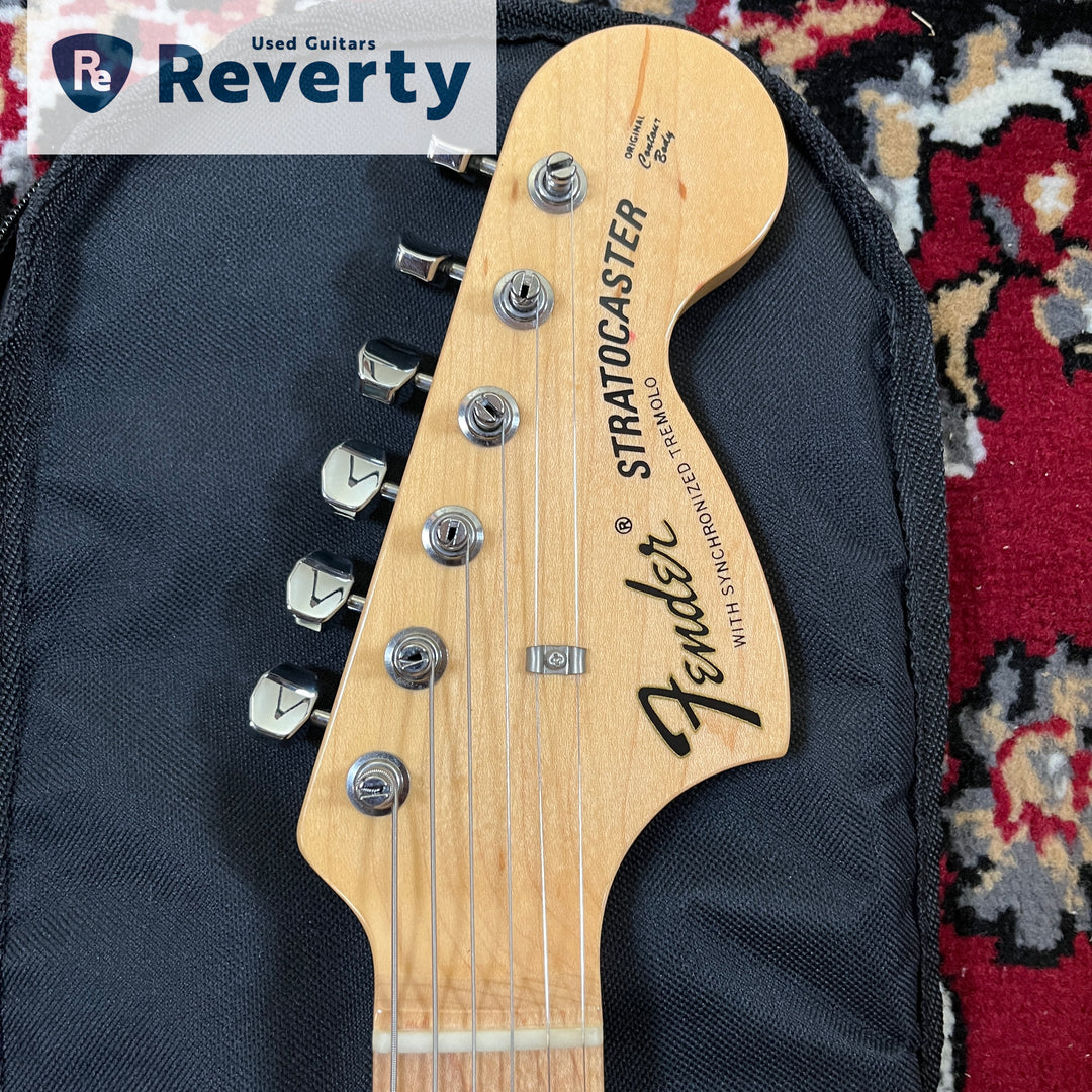 2018 Fender MIJ Hybrid 68 Stratocaster Arctic White Maple, USA Vintage Pickups