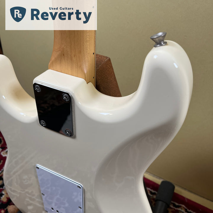 2018 Fender MIJ Hybrid 68 Stratocaster Arctic White Maple, USA Vintage Pickups