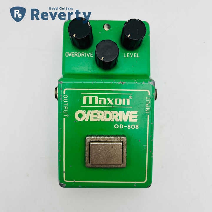Maxon OD-808 OverDrive Made in Japan 1980s Vintage Guitar Effect Pedal