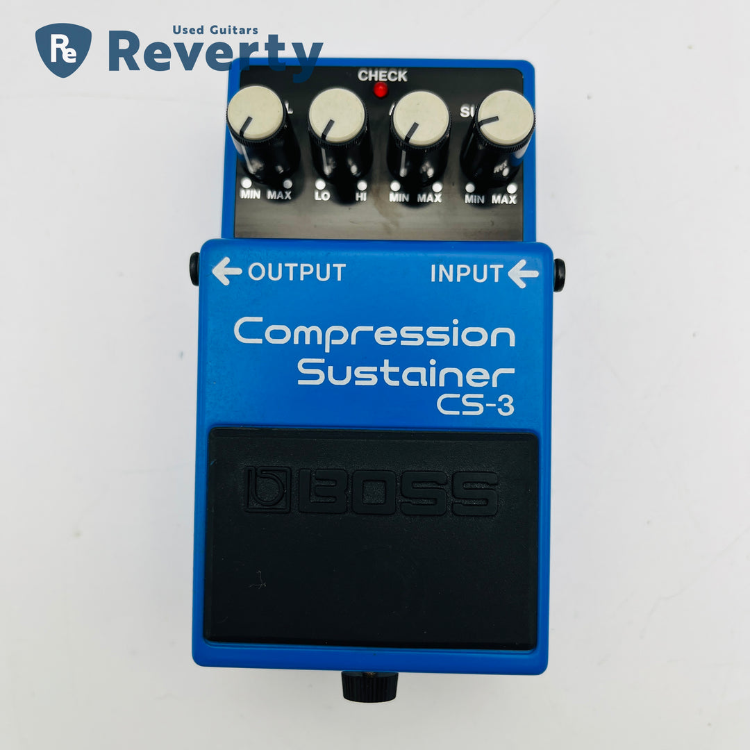 Boss CS-3 Compression Sustainer Made in Taiwan Guitar Effect Pedal Used
