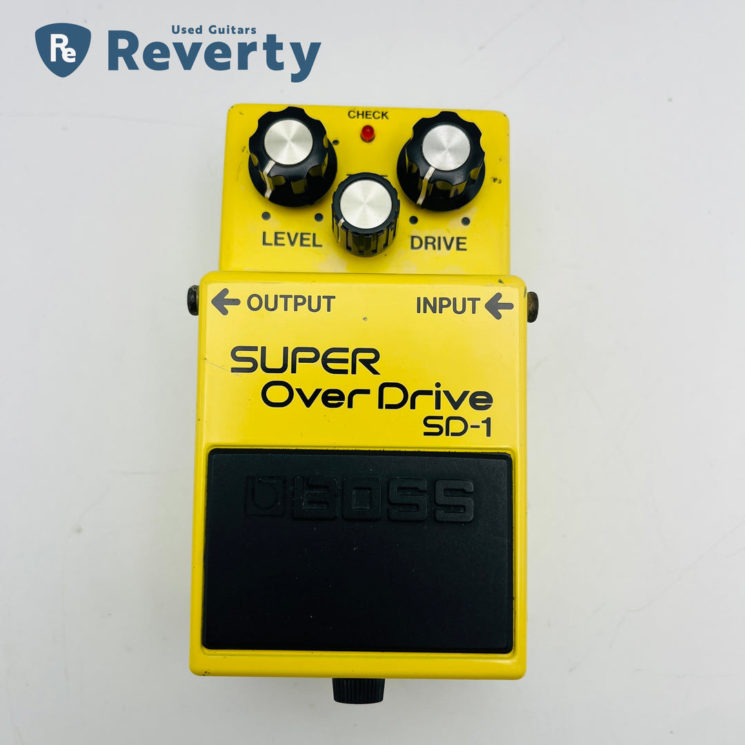 Boss SD-1 Super Over Drive Made in Japan 1984 Vintage Guitar Effect Pedal Used