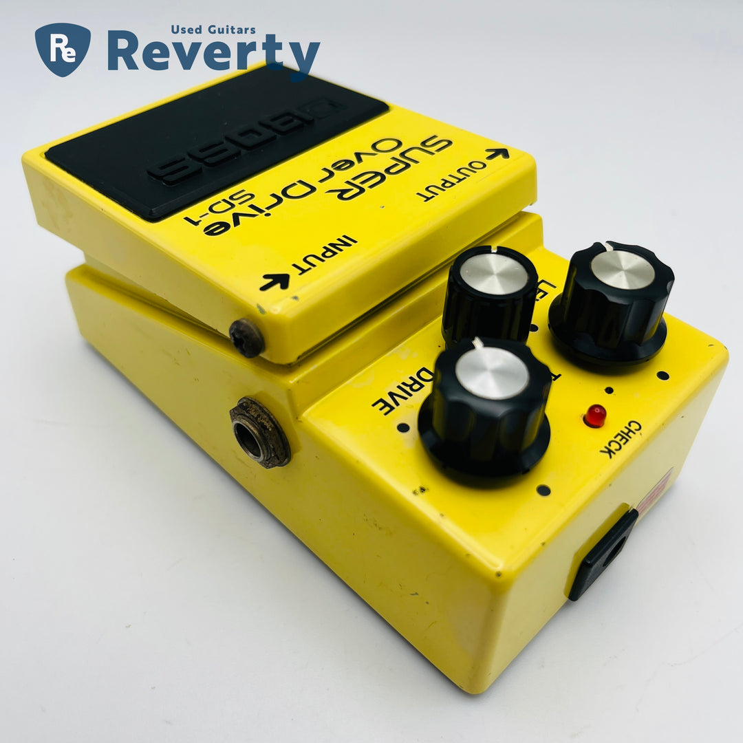 Boss SD-1 Super Over Drive Made in Japan 1984 Vintage Guitar Effect Pedal Used