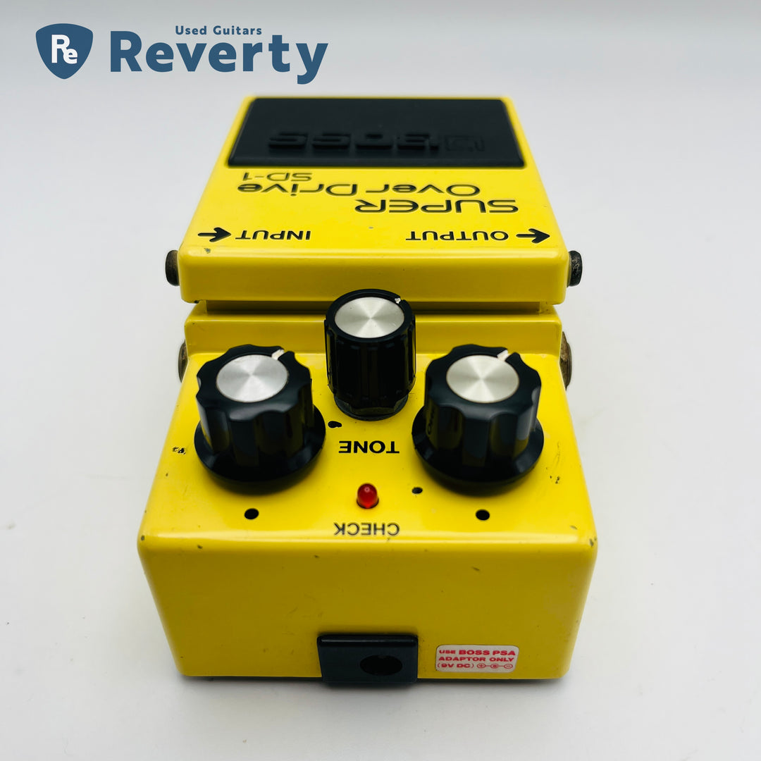 Boss SD-1 Super Over Drive Made in Japan 1984 Vintage Guitar Effect Pedal Used