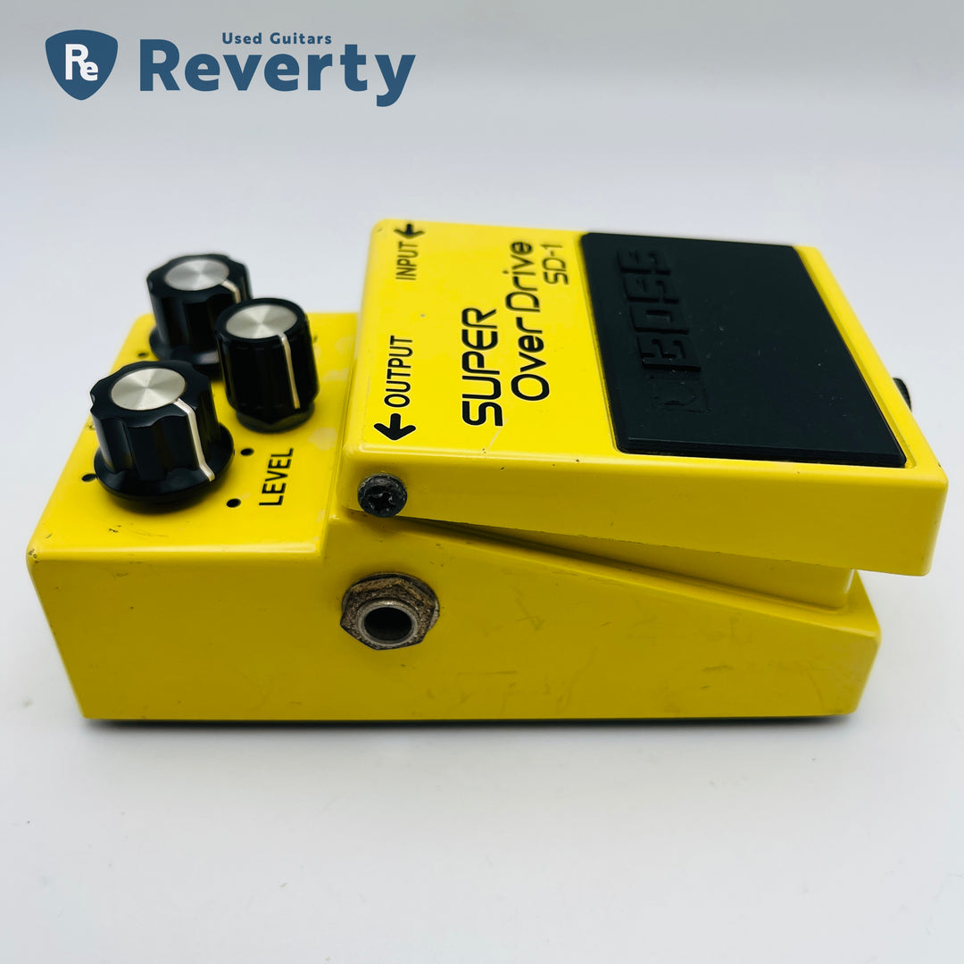 Boss SD-1 Super Over Drive Made in Japan 1984 Vintage Guitar Effect Pedal Used