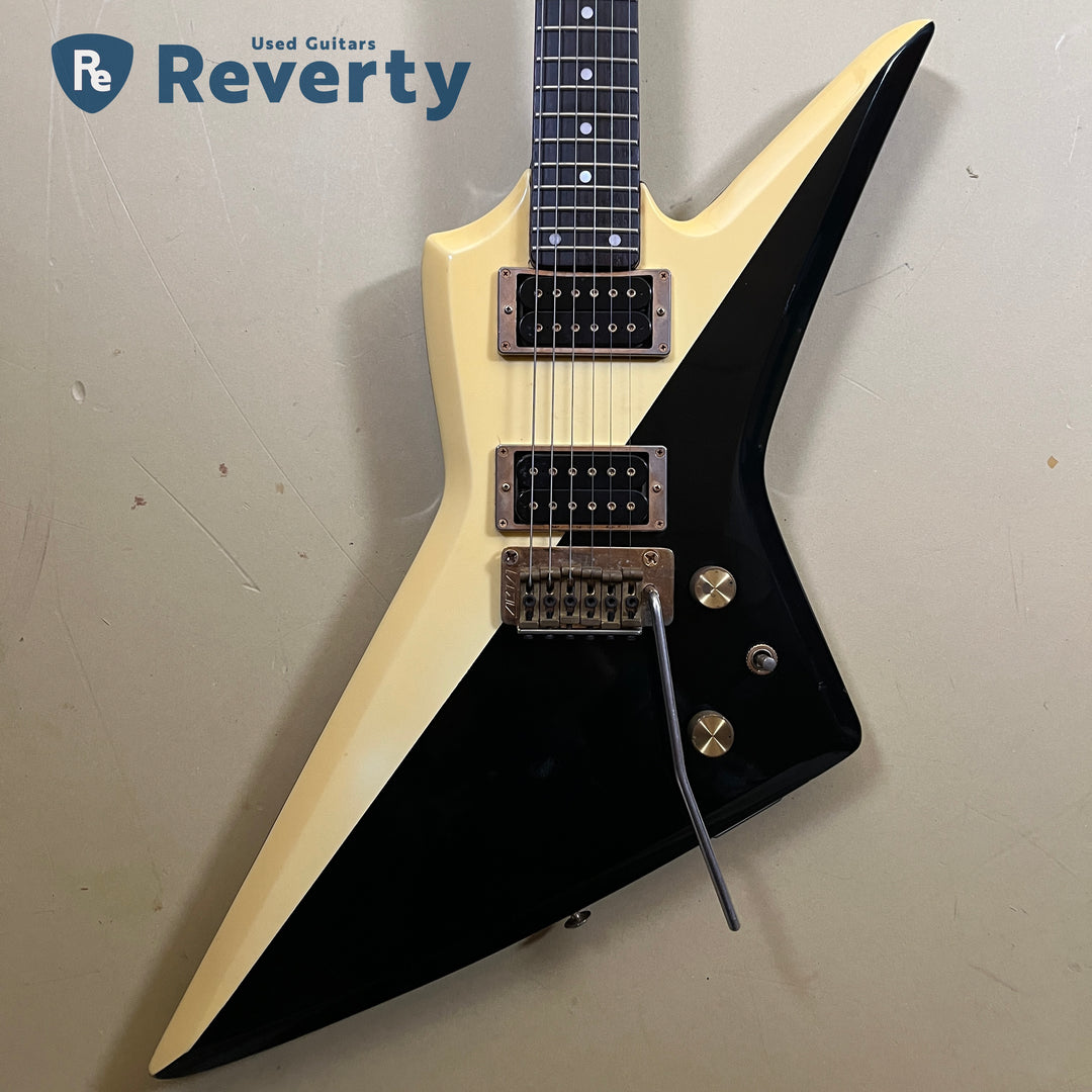 Aria Pro Ⅱ ZZ Custom Black / White 1984 Made in Japan Explorer Model Used