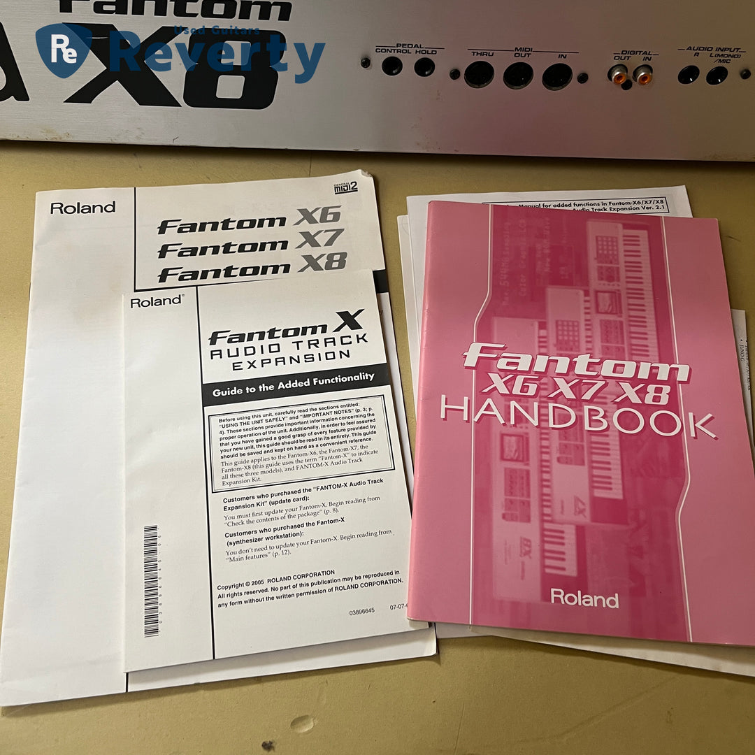 Roland Fantom-X8 Audio Track 88-Key Synthesizer Electronic Keyboard FantomX8 X8