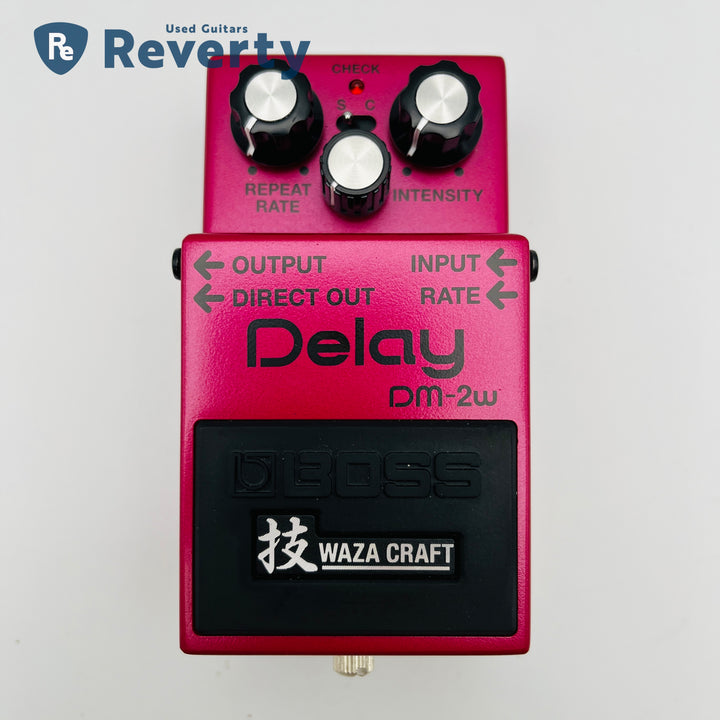 Boss DM-2W Delay Guitar Effect Pedal Made in Japan Waza Craft Used