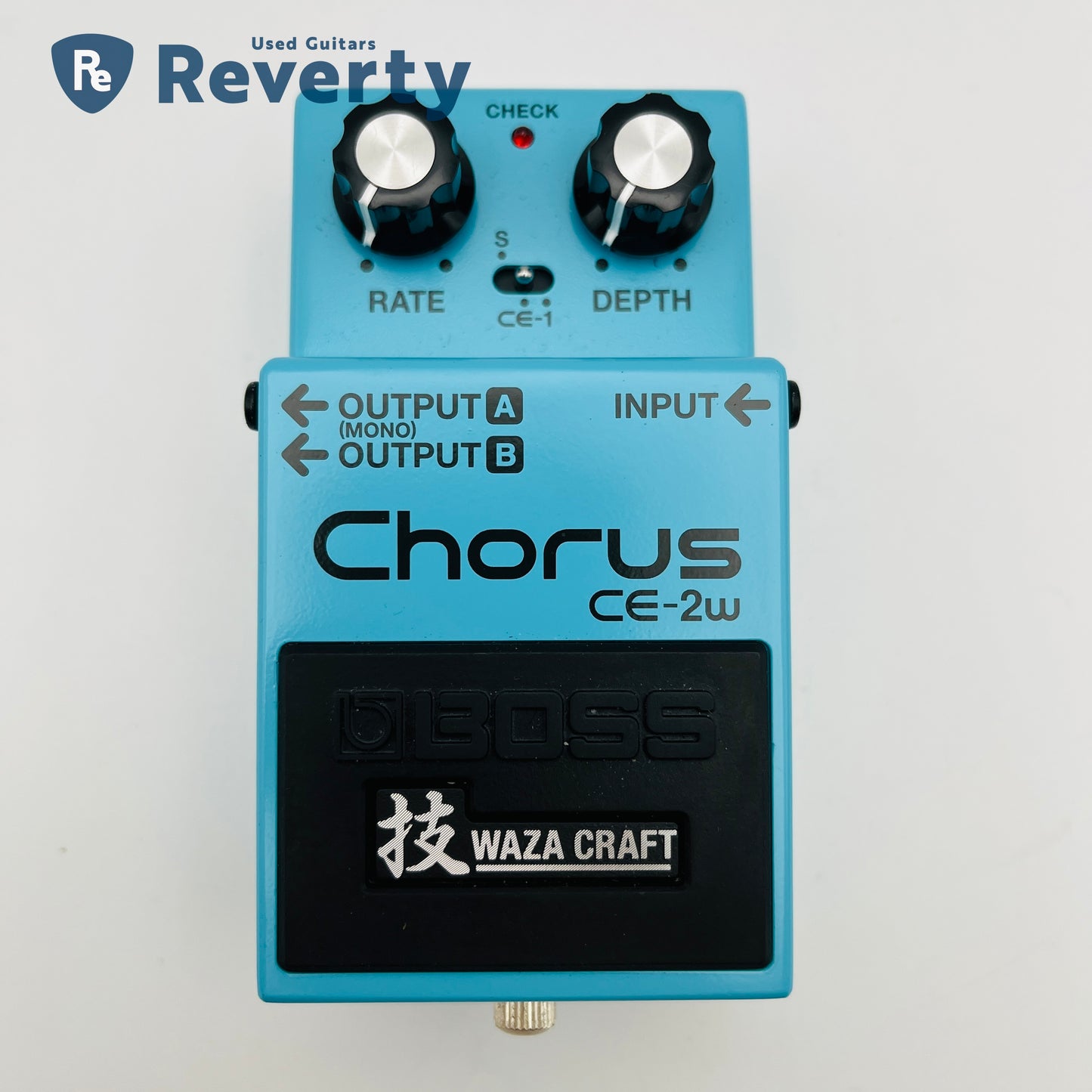 Boss CE-2W Chorus Guitar Effect Pedal Made in Japan Waza Craft Used