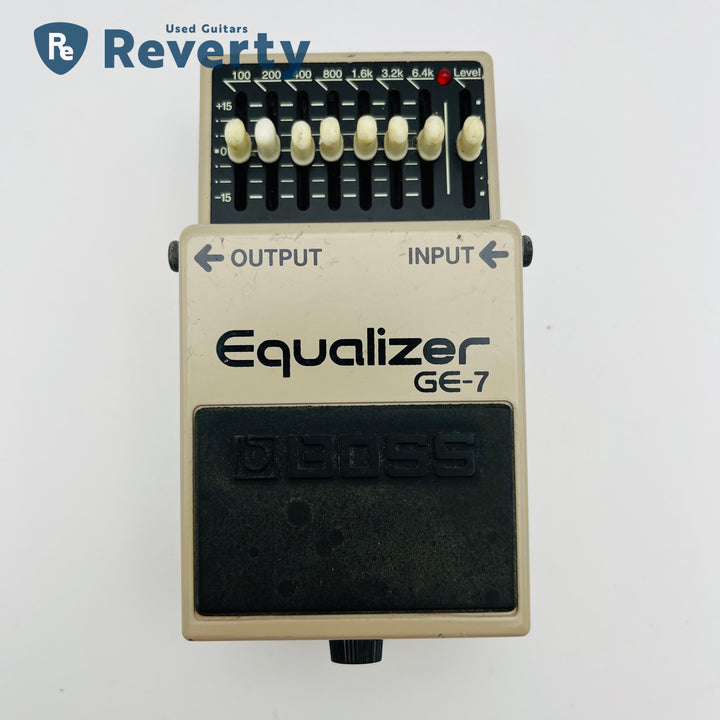 Boss GE-7 Equalizer Guitar Effect Pedal Made in Taiwan Used