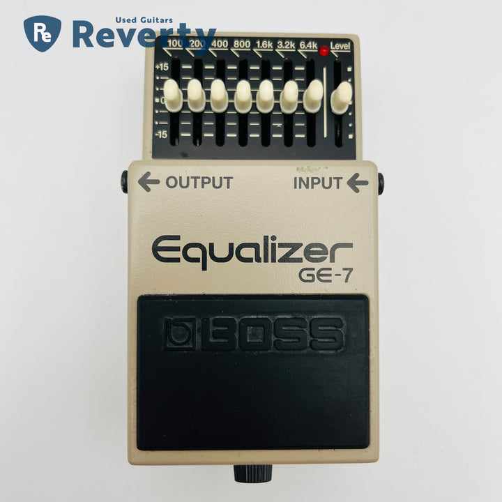 Boss GE-7 Equalizer Guitar Effect Pedal Made in Malaysia Used