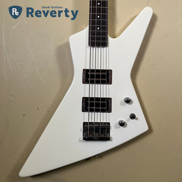 Fernandes BXB-55 White Explorer Bass Made in Japan 1980s Used