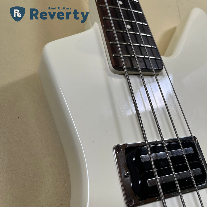 Fernandes BXB-55 White Explorer Bass Made in Japan 1980s Used