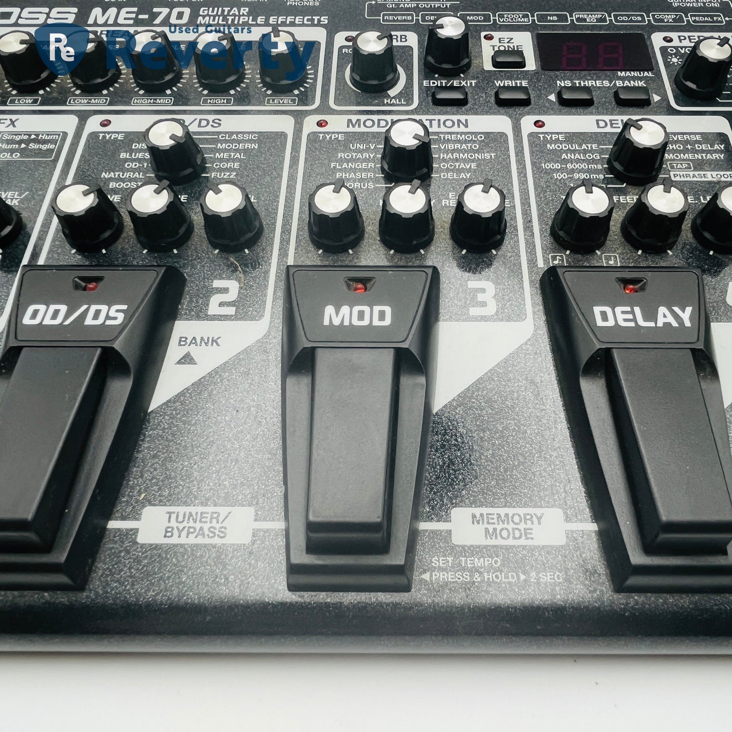 Boss ME-70 Multi-Effects Guitar Effect Pedal w/Power Supply Used