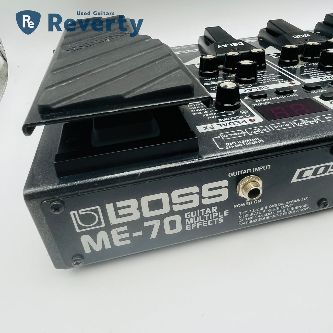 Boss ME-70 Multi-Effects Guitar Effect Pedal w/Power Supply Used