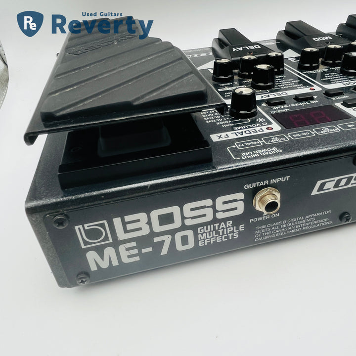 Boss ME-70 Multi-Effects Guitar Effect Pedal w/Power Supply Used