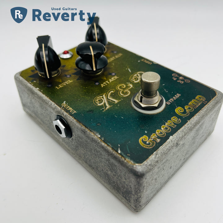 K&amp;R Groove Comp Guitar Effect Pedal Compressor Used
