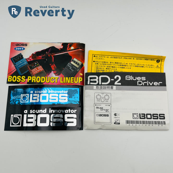 Boss BD-2 Blues Driver Early Model SN:AH42446 w/Original box