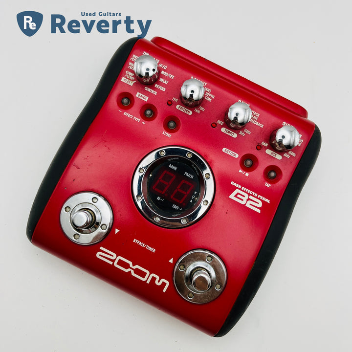 Zoom B2 Bass Multi Effects Pedal Used