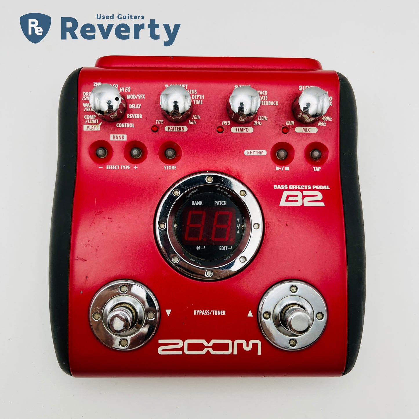 Zoom B2 Bass Multi Effects Pedal Used
