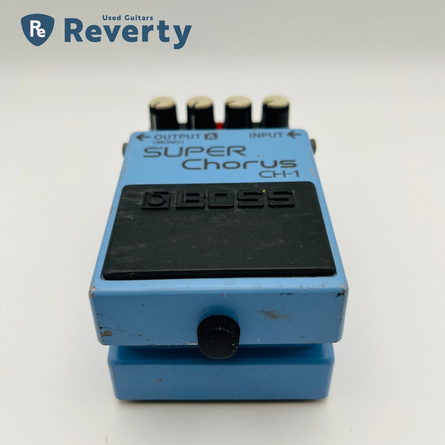 Boss CH-1 Super Chorus Gutar Effect Pedal Made in Taiwan Black Label Used