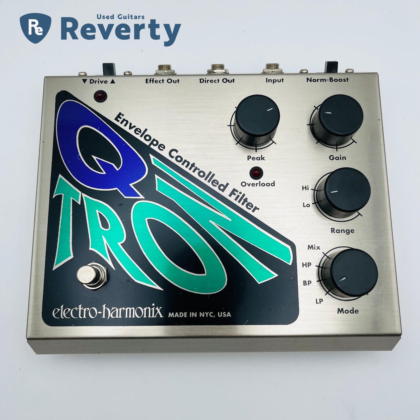 Electro-Harmonics Q-Tron Envelope Controlled Filter Guitar Effect Pedal Used