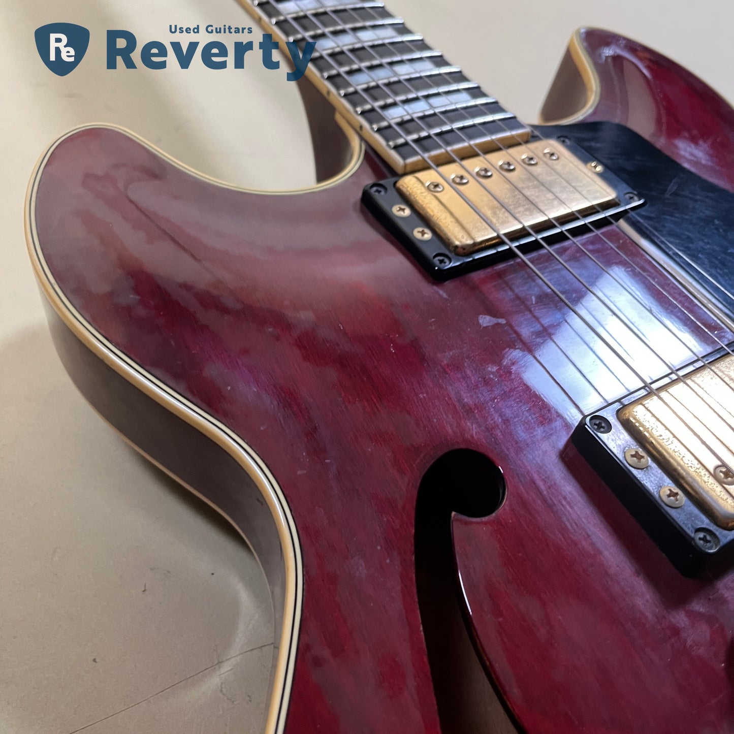 Yamaha SA2100 Semi-Hollow 1989-1991 Made in Japan Vintage w/Yamaha Leather Case