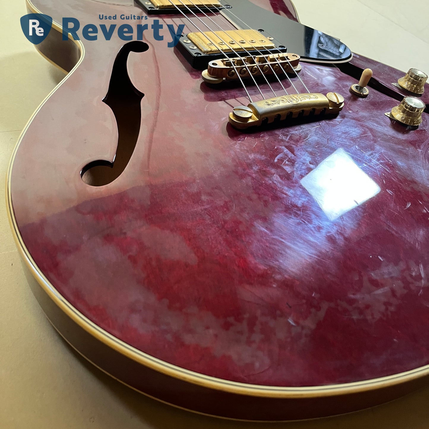 Yamaha SA2100 Semi-Hollow 1989-1991 Made in Japan Vintage w/Yamaha Leather Case