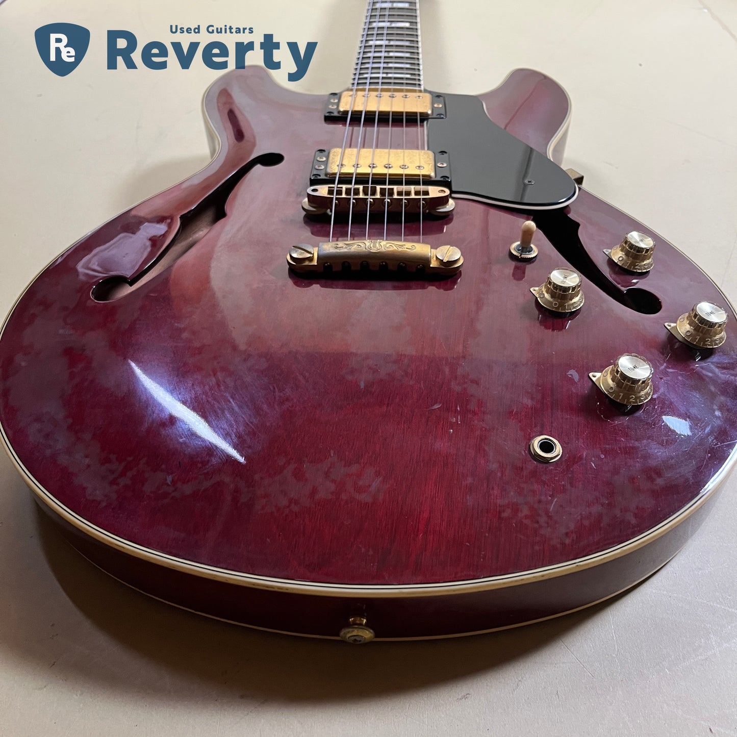 Yamaha SA2100 Semi-Hollow 1989-1991 Made in Japan Vintage w/Yamaha Leather Case
