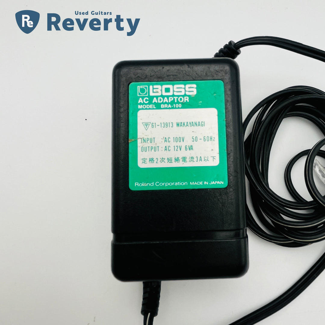 Boss BRA-100 AC12V 500mA adapter Power Supply AC100V input Made in Japan Used