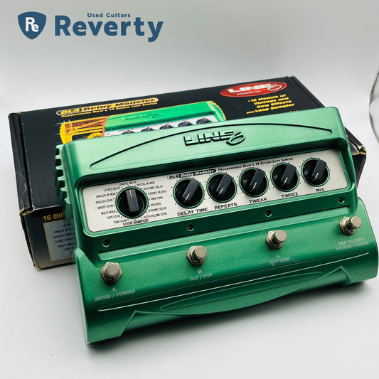 LINE6 DL4 Stompbox Delay Modeler Guitar Effect Pedal w/Original box Used