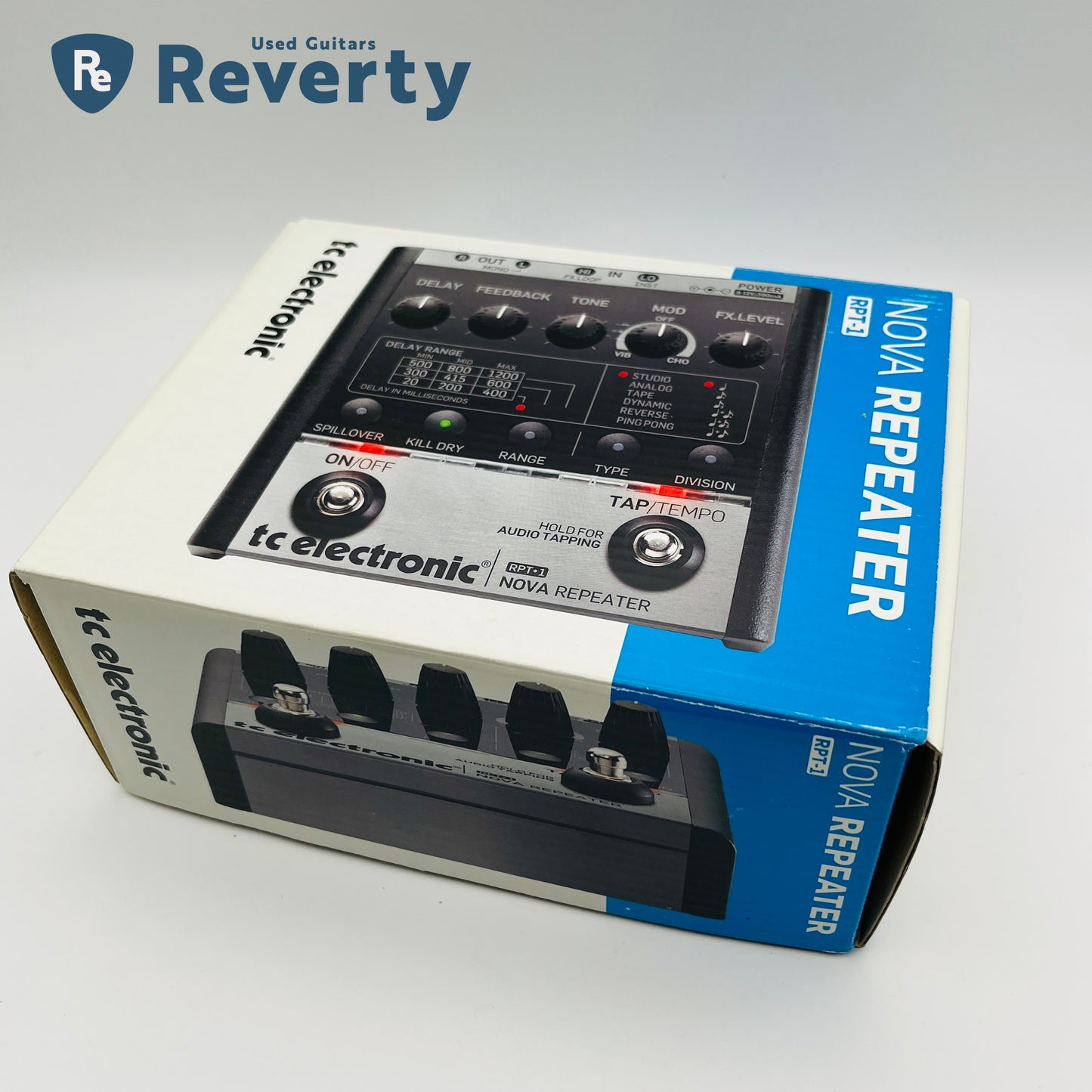 tc electronic RPT-1 Nova Repeater Delay Guitar Effects Pedal Used
