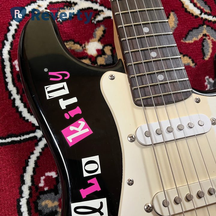 Squier Hello Kitty Mini Stratocaster Black Limited Model w/Original box